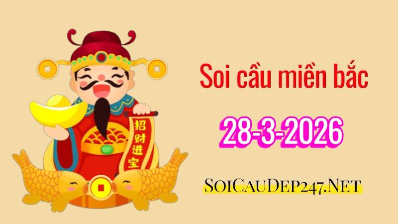 Soi cầu miền Bắc ngày 28/03/2026