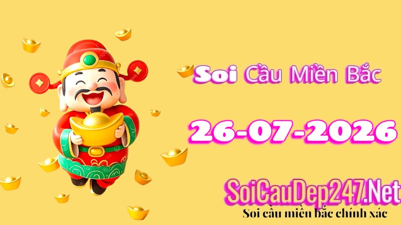 Soi Cầu Miền Bắc Ngày 26/07/2026