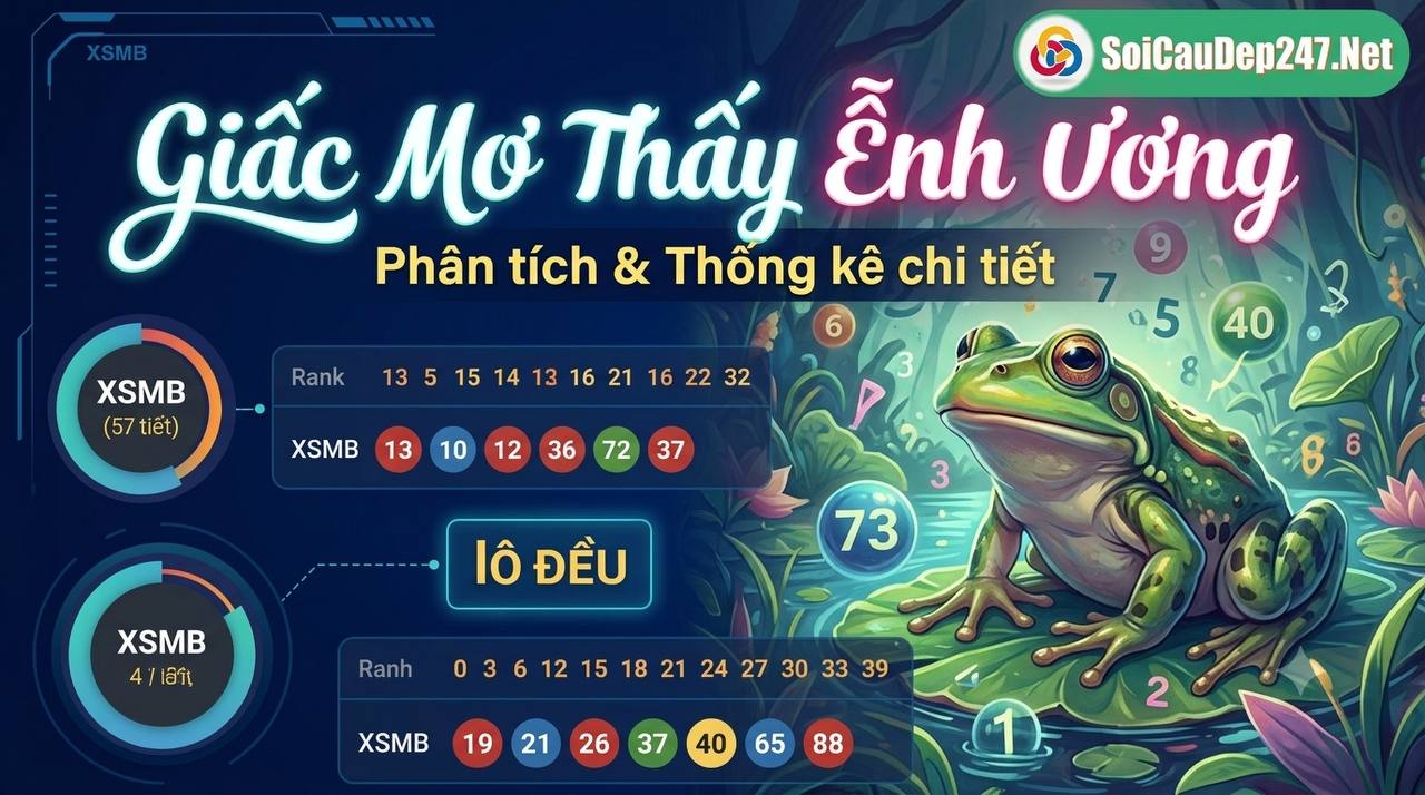 Mơ thấy con ễnh ương
