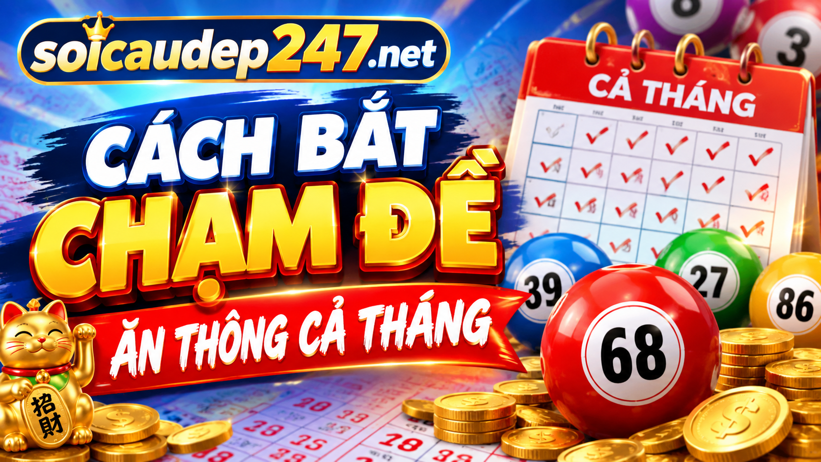 Bắt chạm đề ăn thông cả tháng theo tổng đề vừa về