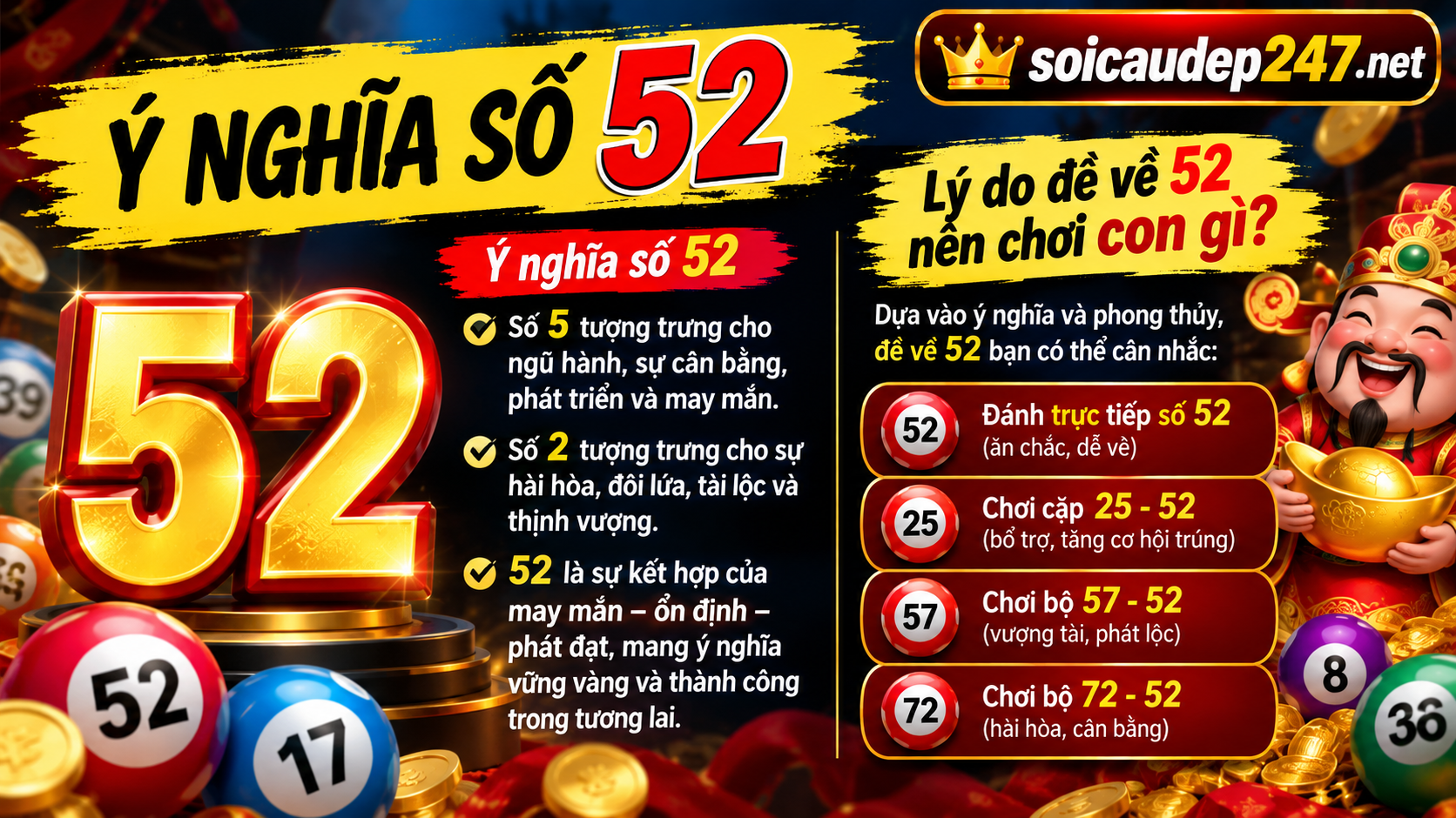 Đề Về 52 Nên Chơi Con Gì