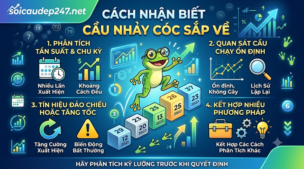 Cách nhận biết cầu nhảy cóc sắp về