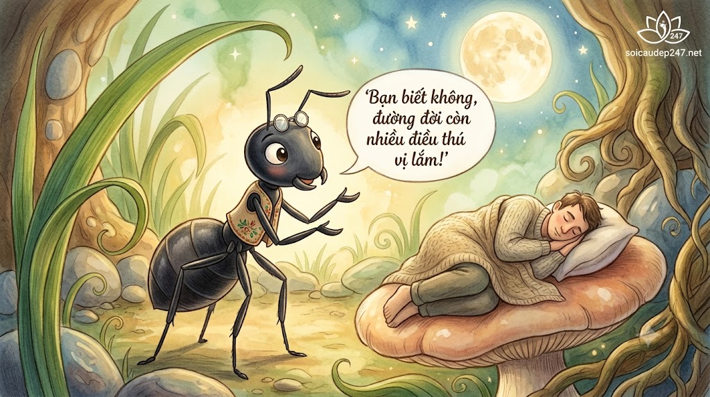 Mơ thấy con kiến nói chuyện