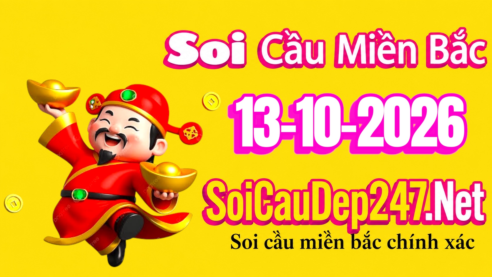Soi cầu miền Bắc ngày 13/10/2026